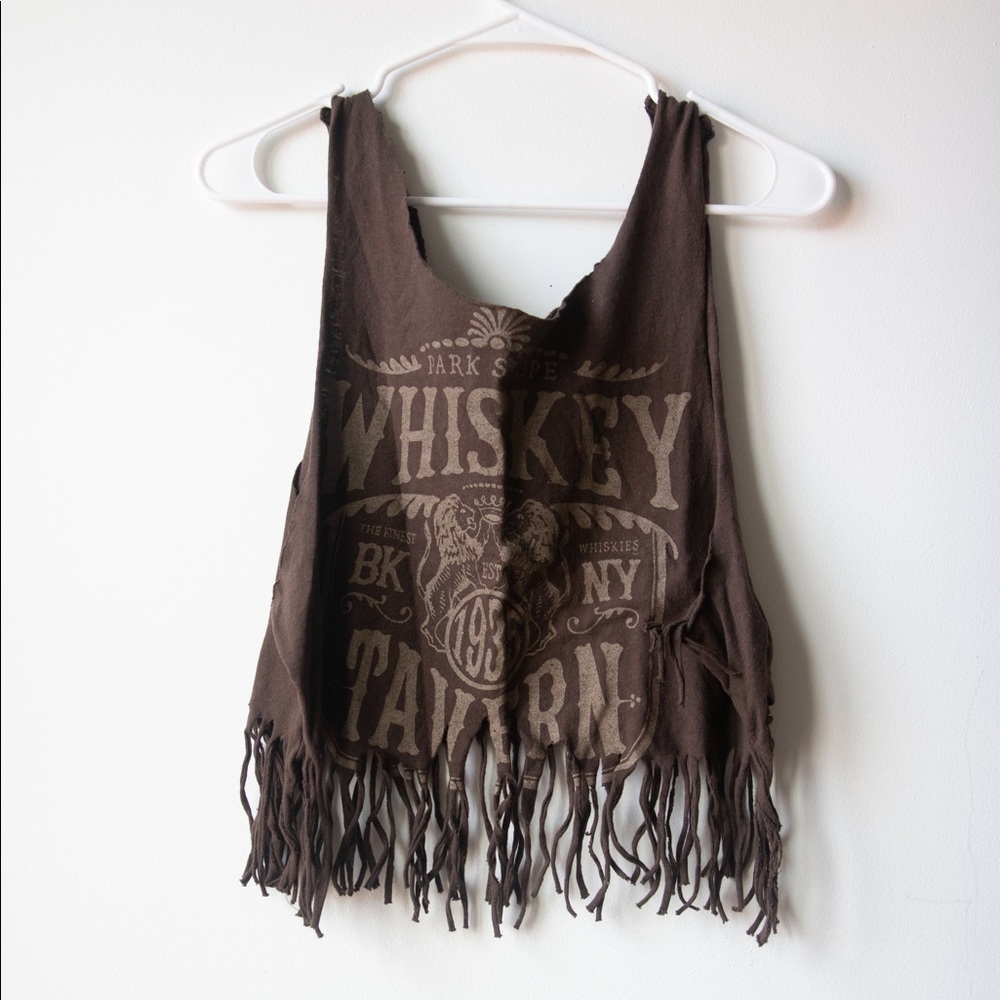 Custom made fringe tank cropped